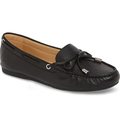 michael kors sutton moccasin black suede|Sutton Leather Moccasin .